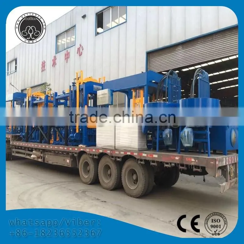 Henan Better concrete international block machines pressure brick machine QT4-15