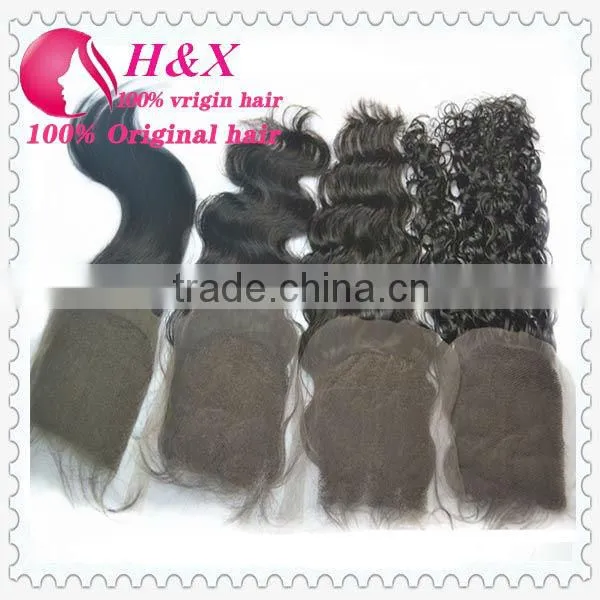 Best Selling Factory Cheap Price 2# 4*4size Brazilian Body Wave Lace Closure