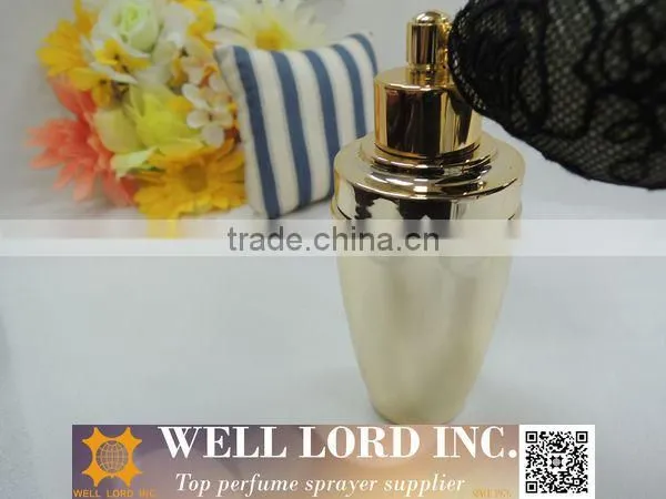 Aristocratic style golden bulb 50ml perfume bottle wedding gift