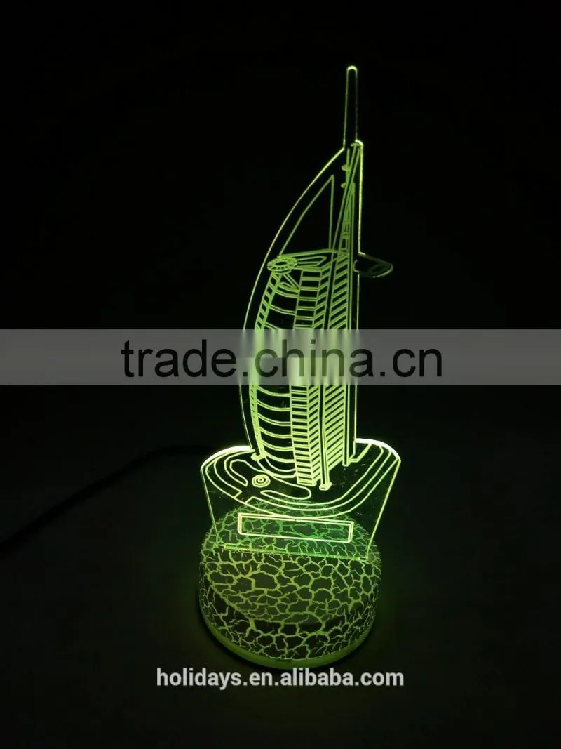 JM-3D07 yiwu jiumei seven color 3d led night light baby