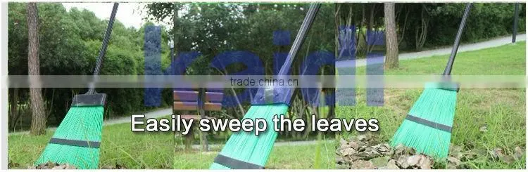 Long handle glass leaf broom