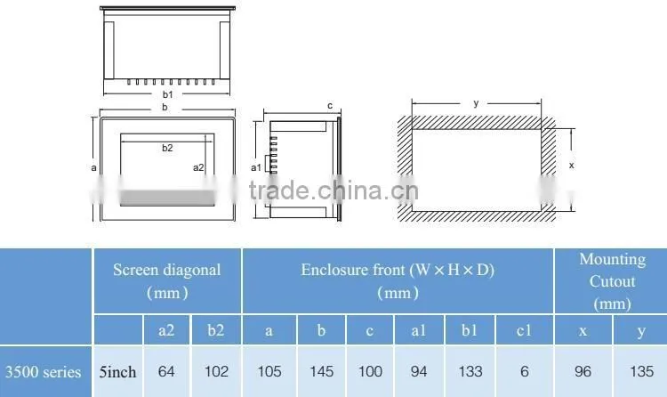 AI-3506M Six Channel 5 Inch Touch Screen Temperature Recorder