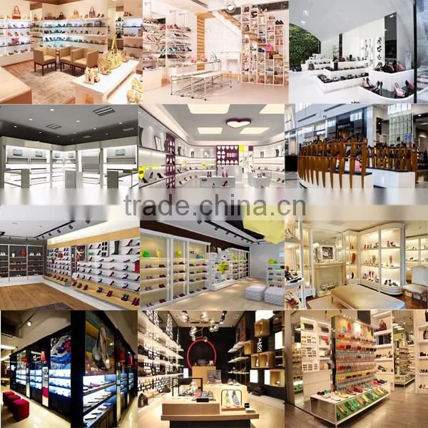 Modern customized handbags/shoe display case stand