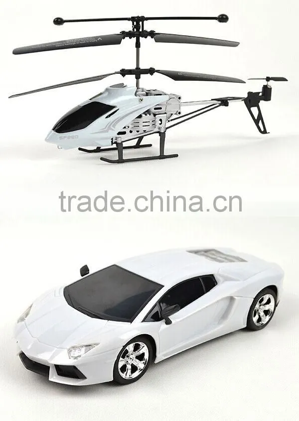 2 IN 1 3CH RC Helicopter with gyro & 4CH RC Car