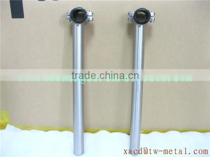 Titanium bicycle seat post bike parts seat post customize titanium bike seat post