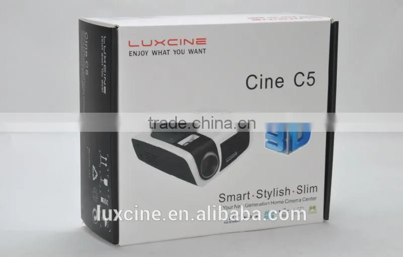 Mini Portable Projector / 3D Projector / Full HD LED DLP Projector With 1080P Resolution
