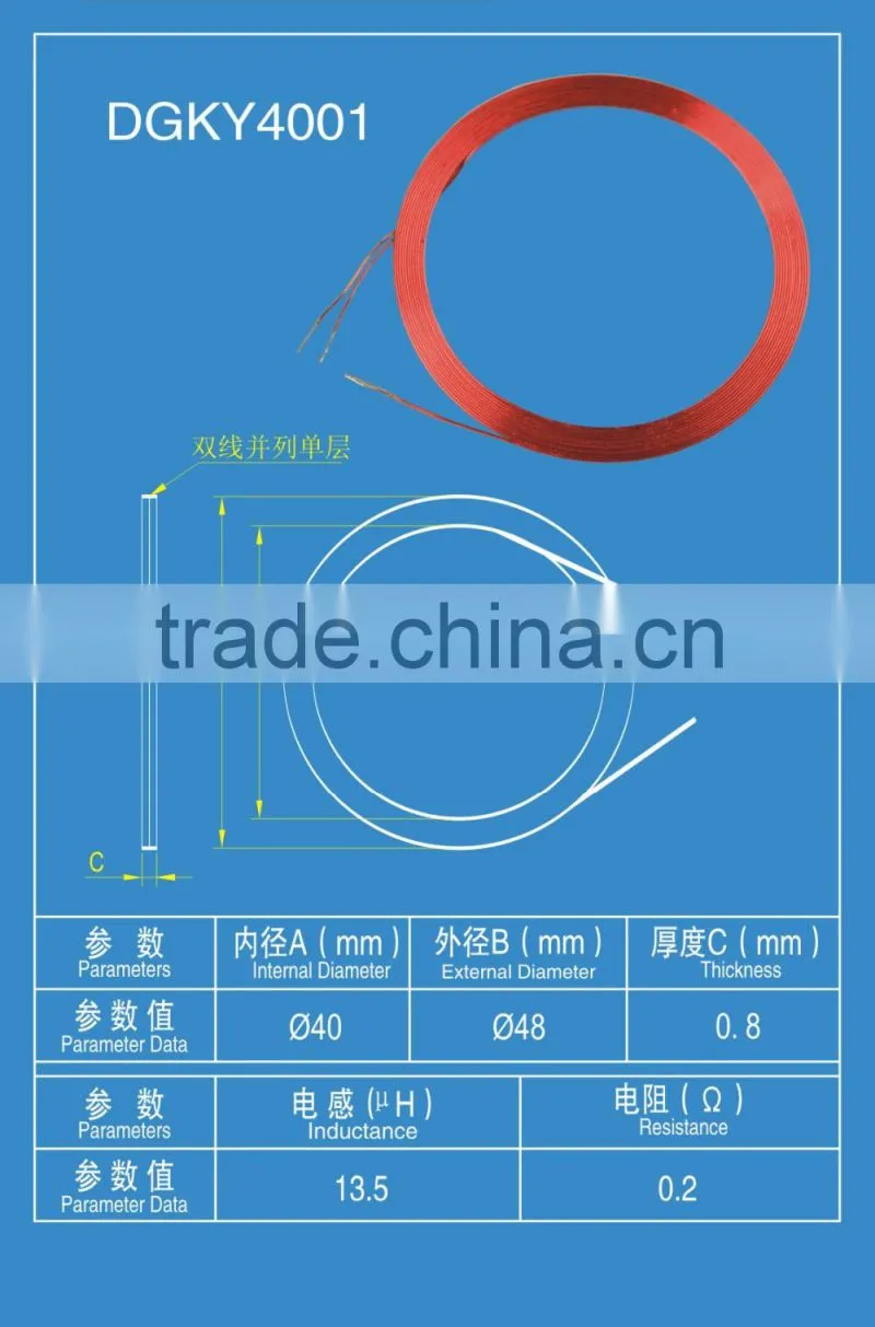 professional manufacturer air coil copper enameled wire coils customize