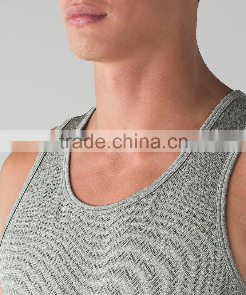 Wholesale lycra custom mens tank top stringer tank top gym tank top