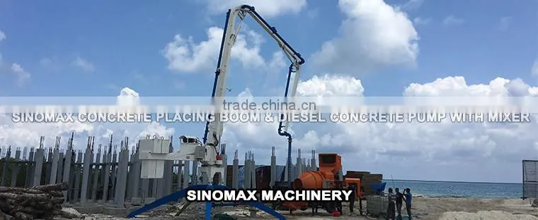 TOP! 13m 15m 17m 18m Mobile Hydraulic Spider Boom with Wheels/Concrete Distributor