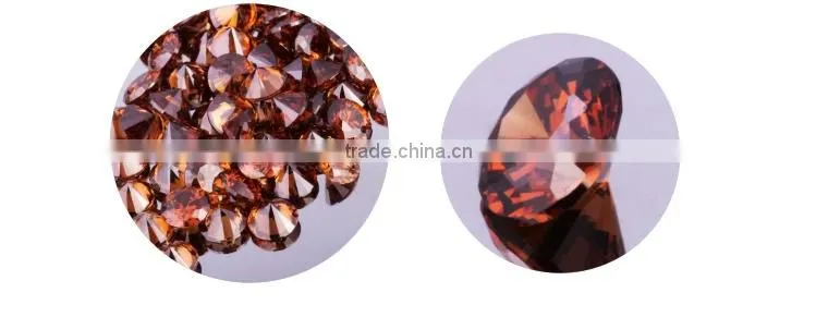 6.5mm AAA Round Cut Facet CZ Cubic Zirconia Jewelry Setting Stones