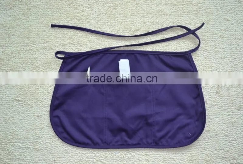plain violet waiter apron