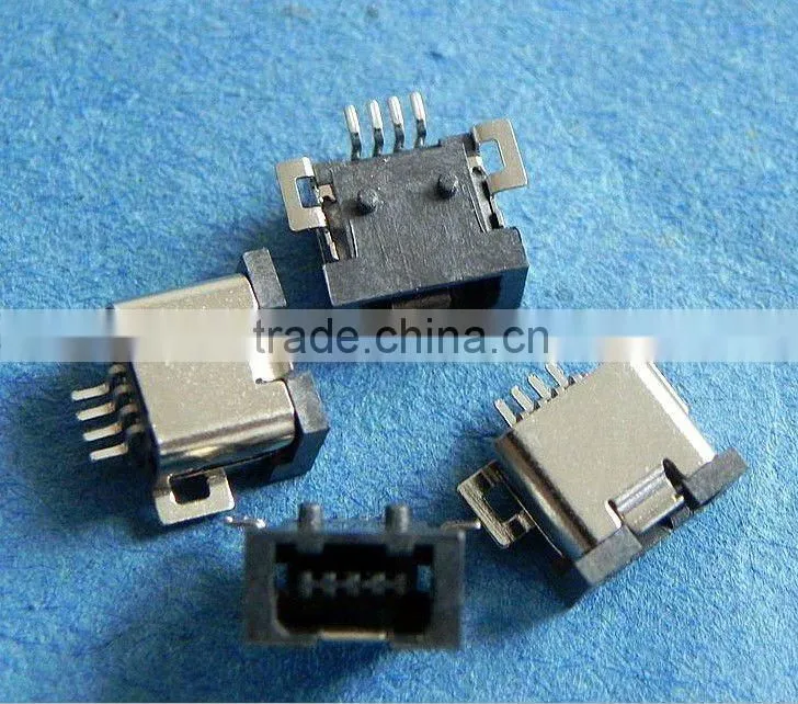 4 pin mini usb connector nickel-plated