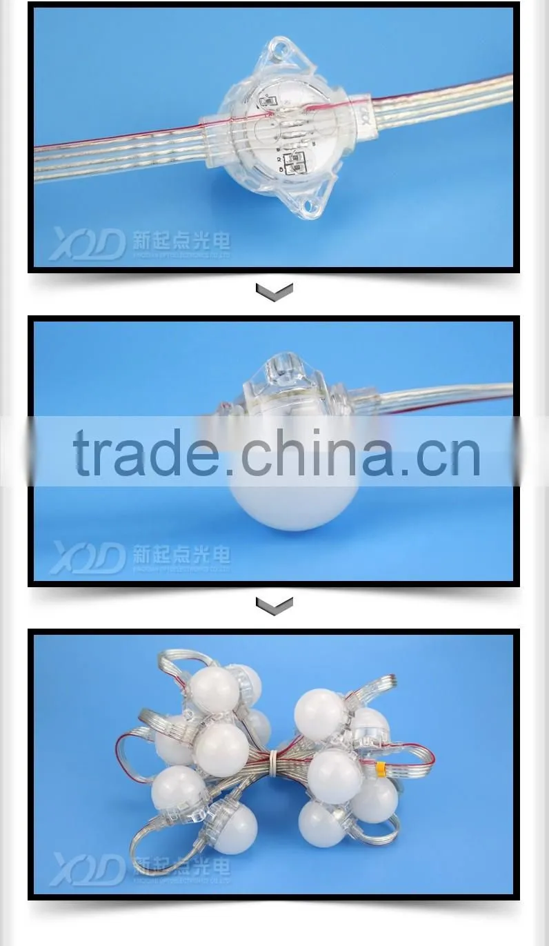 30mm DC12v rgb led pixel lights ws 2811
