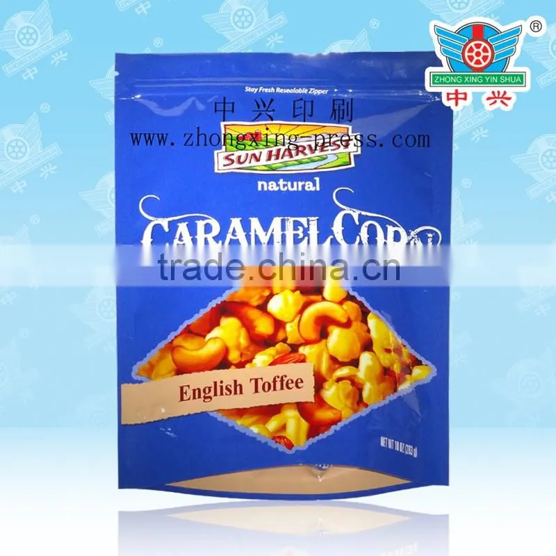 block bottom plastic microwaveable popcorn bags,paper food bag