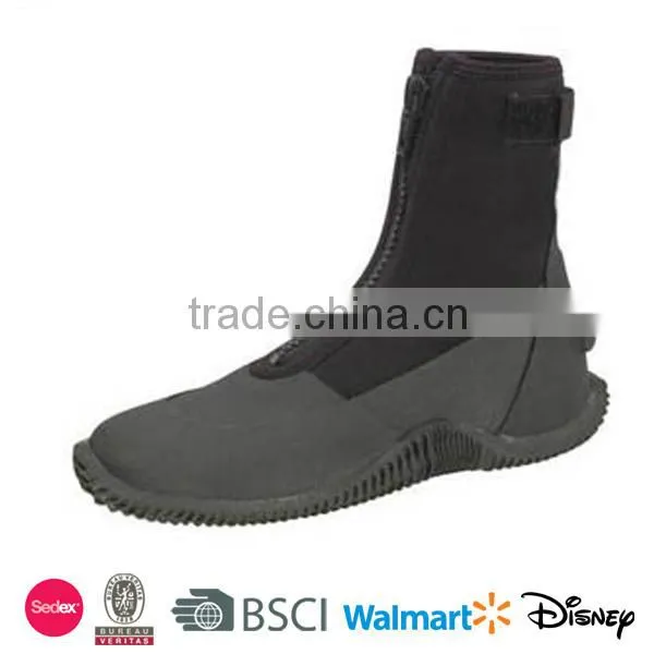 Muscle men neoprene lining ankle rubber boots