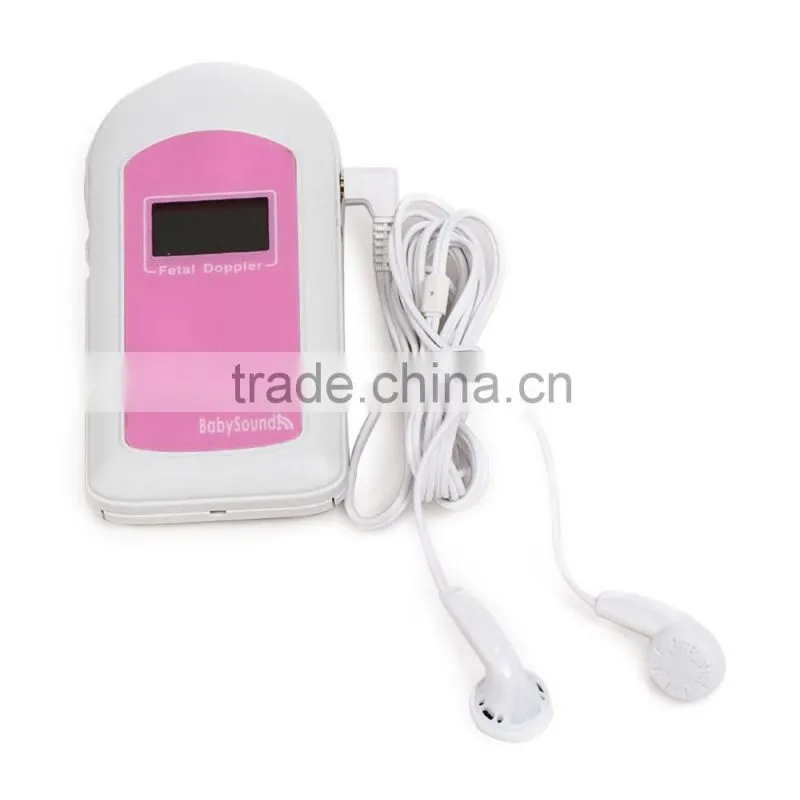 Fetal Heart Rate Doppler Pocket Fetal doppler LCD monitor for pregnant 2MHz Babysound B