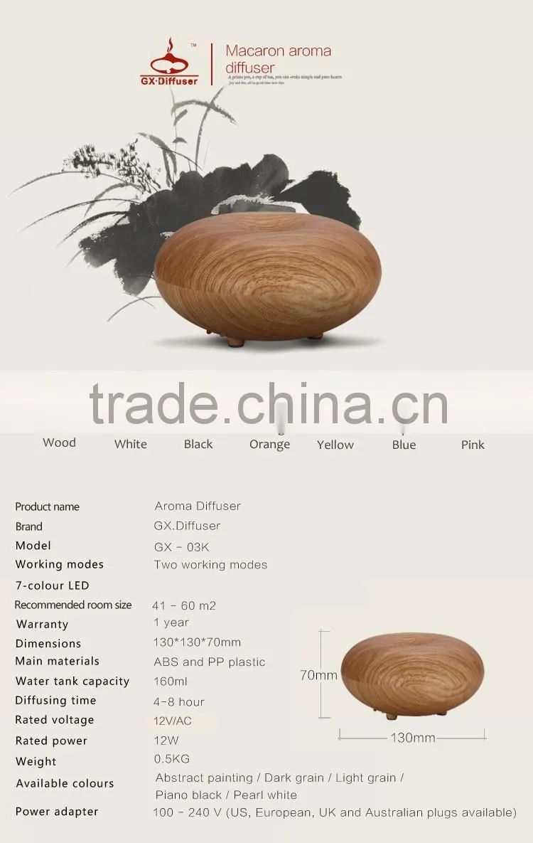 Wood ultrasonic Aroma Diffuser - Electric home humidifier air - aromatherapy oil diffuser