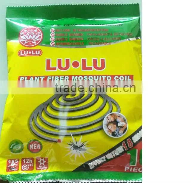 LULU plant fiber paper mosquito coil,Eco-Friendly mosquito repellent incense