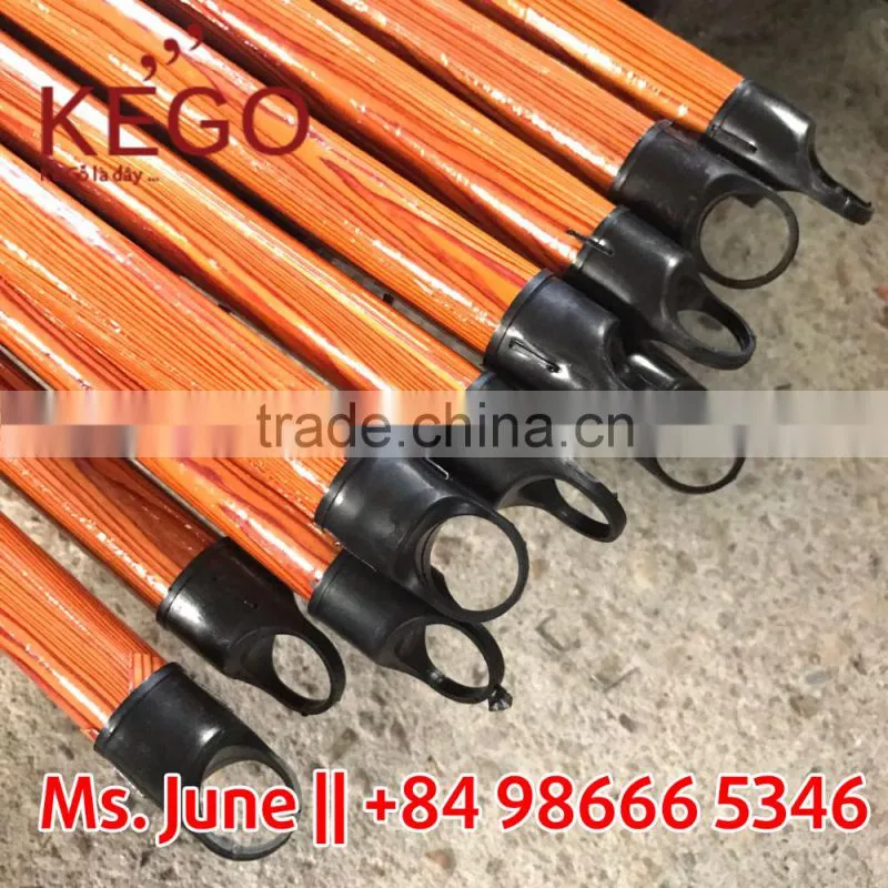 PVC Wooden Broom Handle 0.9/1.1/1.2m