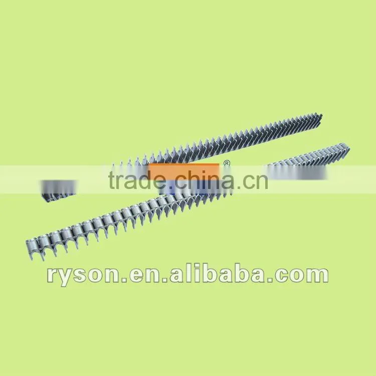 Compressible mattress spring clips