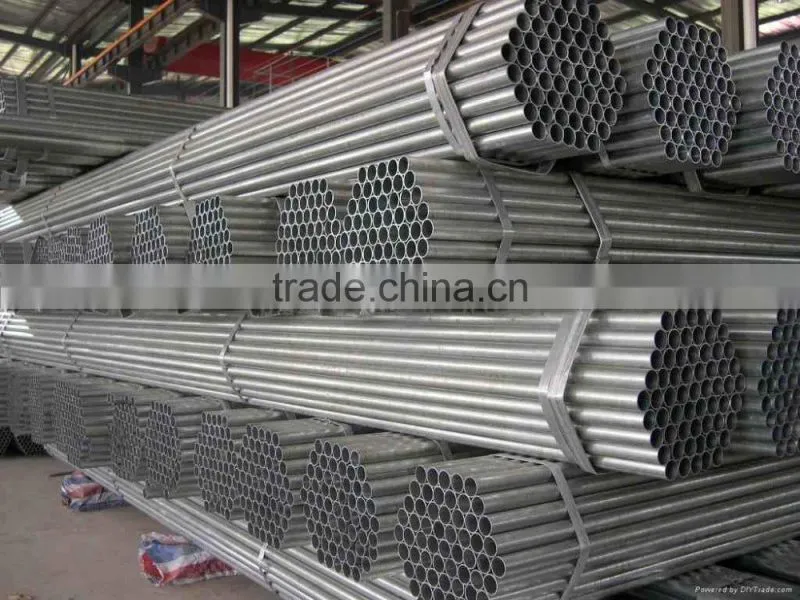 Q195/Q235/Q345 erw welded pre galvanized round structure steel pipe/tube oil and gas pipe