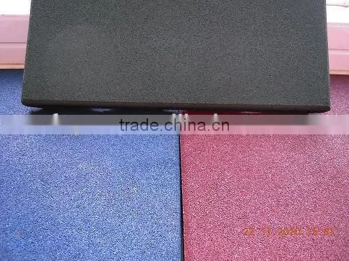 recycled rubber tire floor tiles