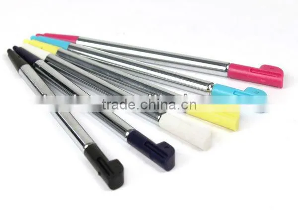 New Retractable Metrllic Stylus Touch Pen Set For NDSi XL/LL