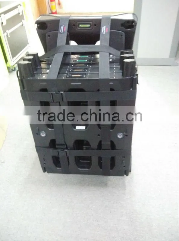 Portable folding door frame metal detector
