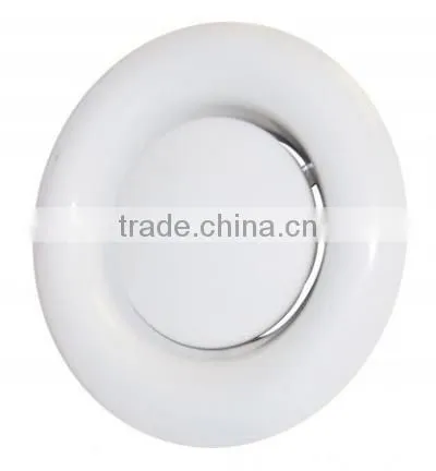 White round metal air vent