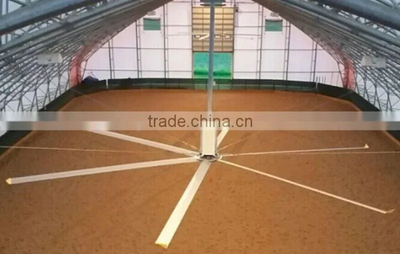 Greenhouse roof mounting big air cooling industrial ventilation fans