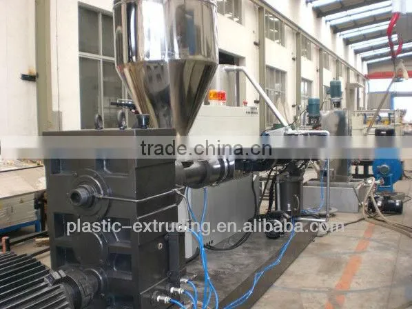 PE film agglomerator granulating line/PE/PP film agglomerator granulating machine