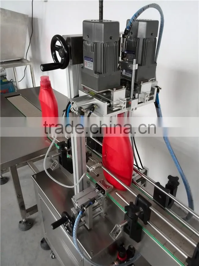 Semi-automatic screw capping sealing machine from manufacturer