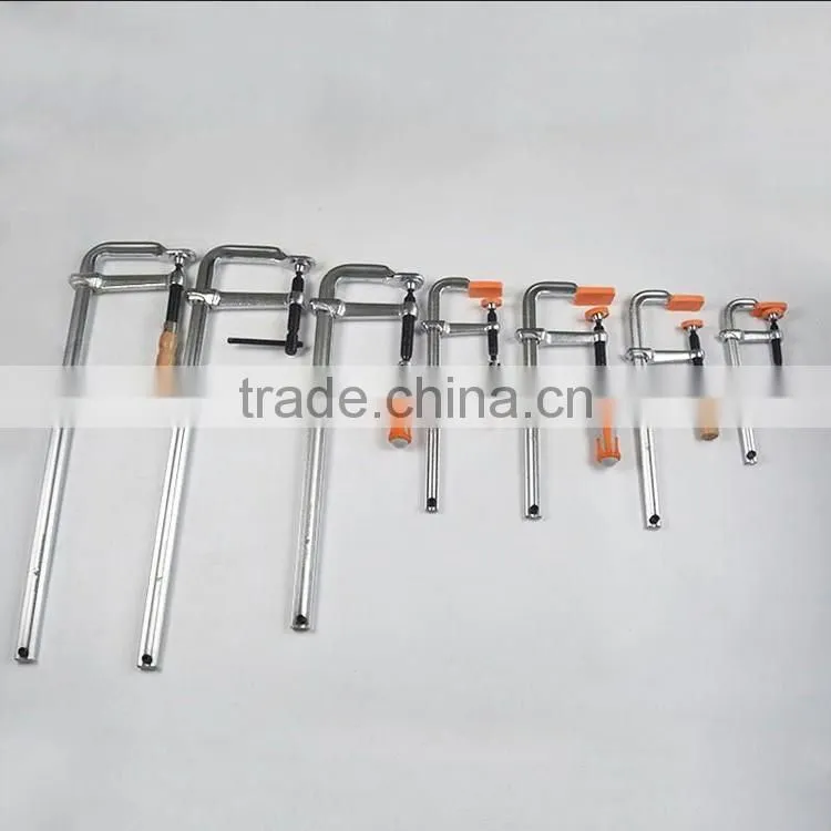 F-04 and F-07 model chrome plated adjusted quickly PVC grip F tool F clamp with best price