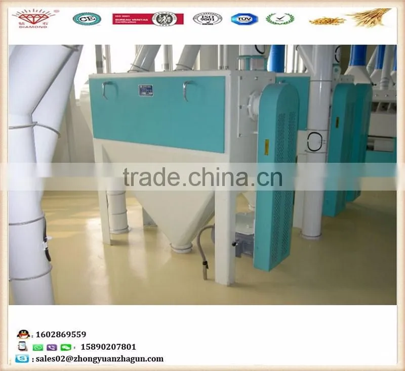 China Made energy saving horizontal bran finisher used flour mill machines