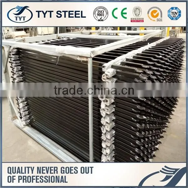 Multifunctional faux wrought iron fence made in China