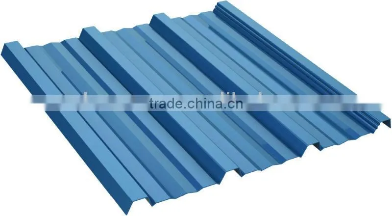 Plastic Polycarbonate Metallic Corrugated Laminate Roofing Sheet (Ti-Lite Metallic Blue TRIMDEK)