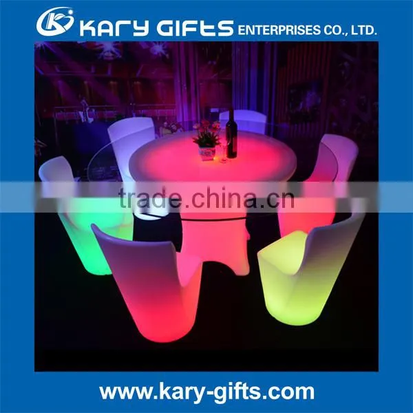 EVENT RECEPTION TABLE ROUND CATERING TABLES WITH LIGHT