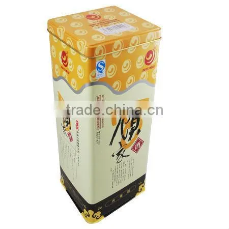rectangular wine packing tin can