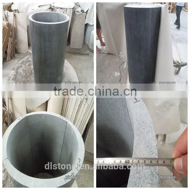 G654 granite column granite pillar