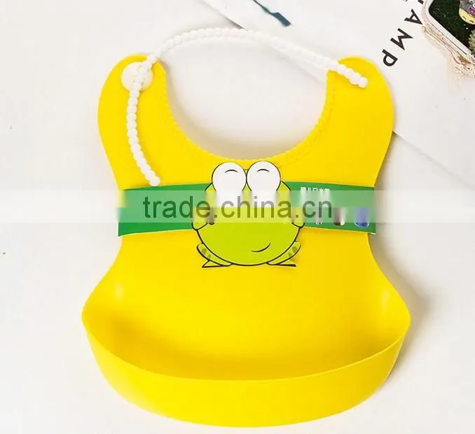 Waterproof Silicone Baby Bib Feeding Tray