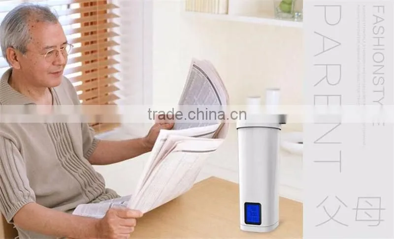 The music of the smart glass USB stainless steel Automatic reminding thermal insulation Cup Intelligent display glass