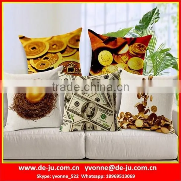 Red Couple Fox Dining Chair Cushions