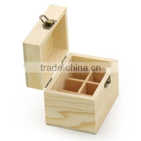 Exquisite Solid Wood Cosmetic Box, Essential Oil Wooden Package Box
