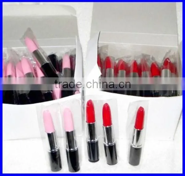 plastic lipstick ball point pen
