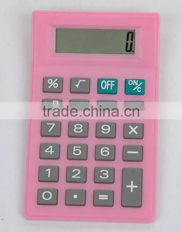 Hot sale different colors plastic desktop electronic calculator