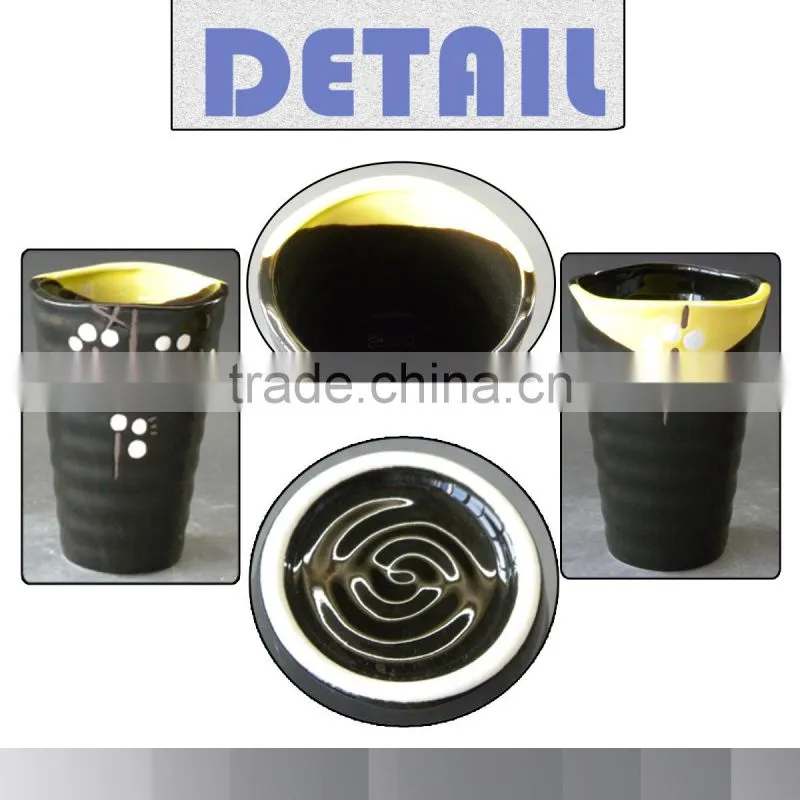 New design japanese ceramic cup with sakura hand painting