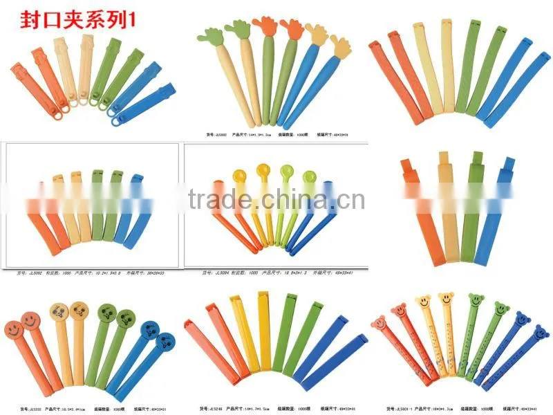 2014 hot sales plastic bread bag closing clip