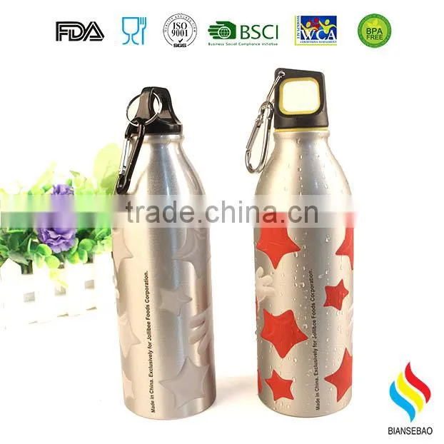 BPA free 500ml color chaning aluminum water bottle for gift