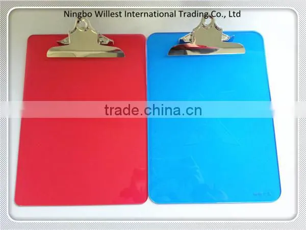 A4 butterfly blue PS writing clipboard