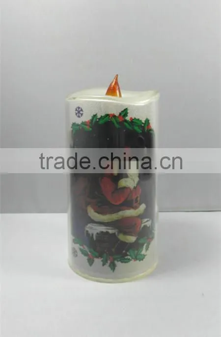 led pillar vintage candles